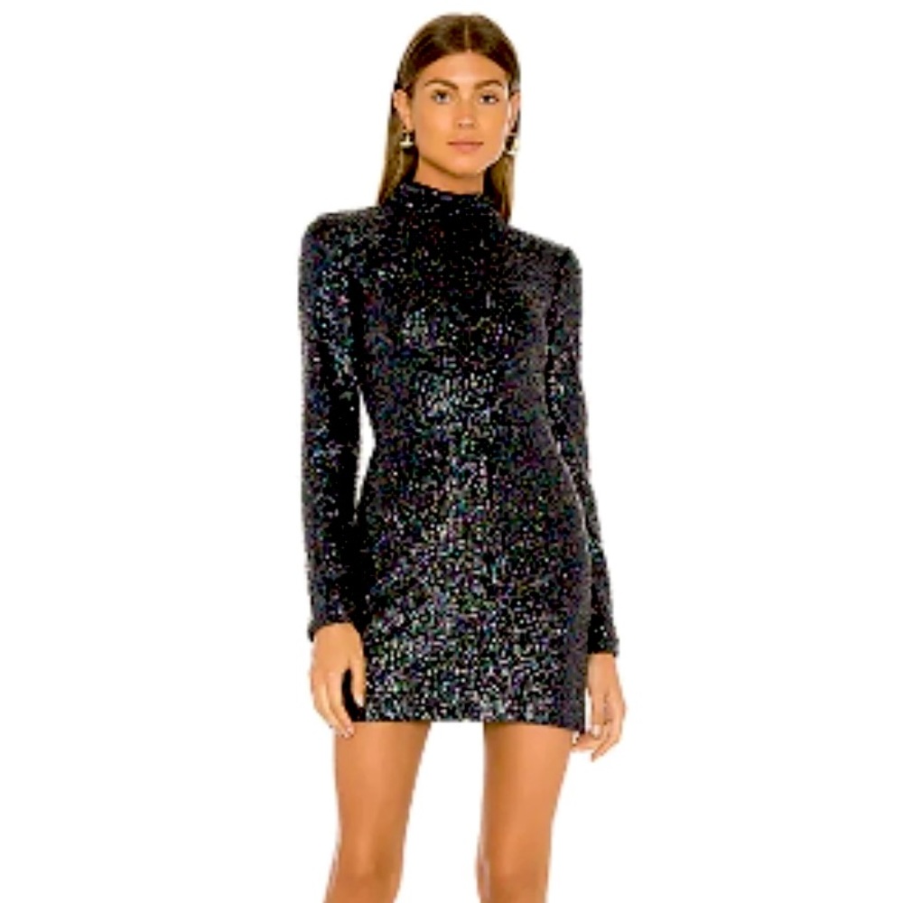 NWOT Rachel Zoe purple/iridescent sequin Pierina dress